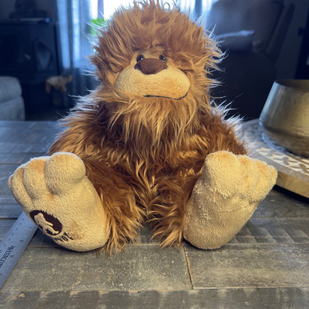 Bigfoot Plush Aurora Toy Sasquatch Brown Soft Stuffed Animal Yeti‎ 9" Sitting